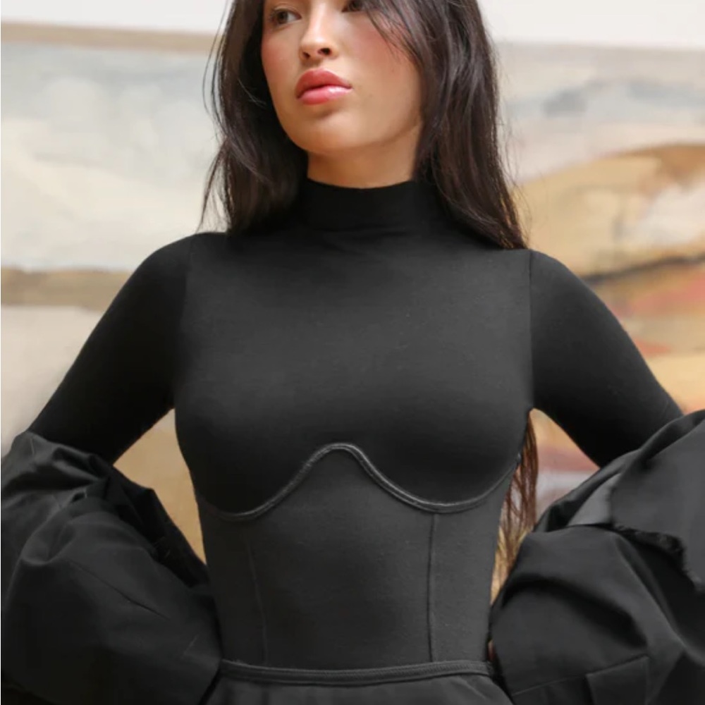 Joah Brown corset long sleeve size S/M